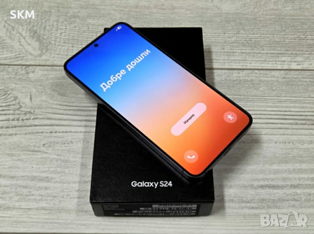 ГАРАНЦИЯ S24 | 128GB | Onyx Black – Като нов Samsung Galaxy с24 телефон telefon