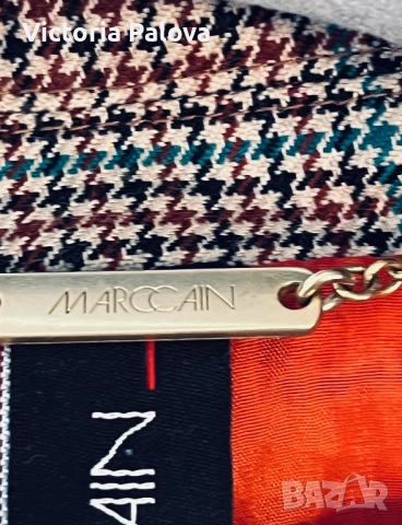 Луксозно MARC CAIN двуредно сако лимитирана колекция с декоративни шевове, снимка 5 - Сака - 52864556