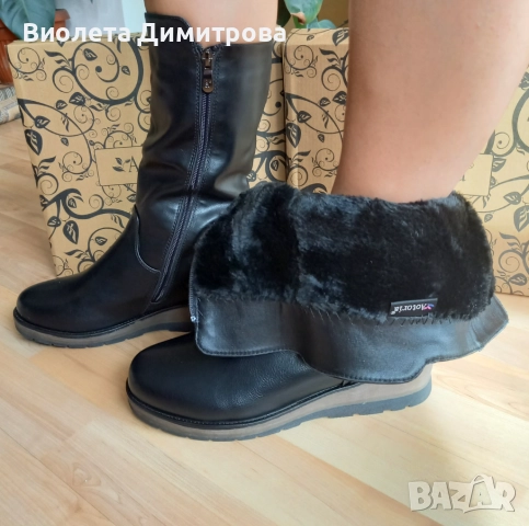 Високи дамски ботуши, Номер 39-43, снимка 2 - Дамски ботуши - 52277757