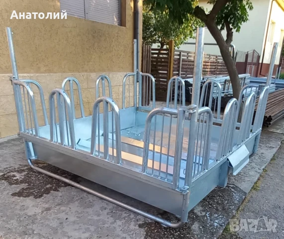 Пасищна хранилка за 12 животни-горещо поцинкована., снимка 2 - Други стоки за животни - 51323654