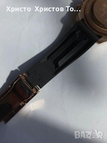 Promotion!!!Rolex Daytona Rose Gold 116515 Black Dial Oysterflex Rubber Band, снимка 12 - Мъжки - 53704654