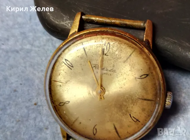 RAKETA 16 JEWELS MADE in USSR Стар РУСКИ ПОЗЛАТЕН ЧАСОВНИК КОЛЕКЦИОНЕРСКИ МОДЕЛ РАКЕТА РАБОТЕЩ 48413, снимка 8 - Антикварни и старинни предмети - 48074469