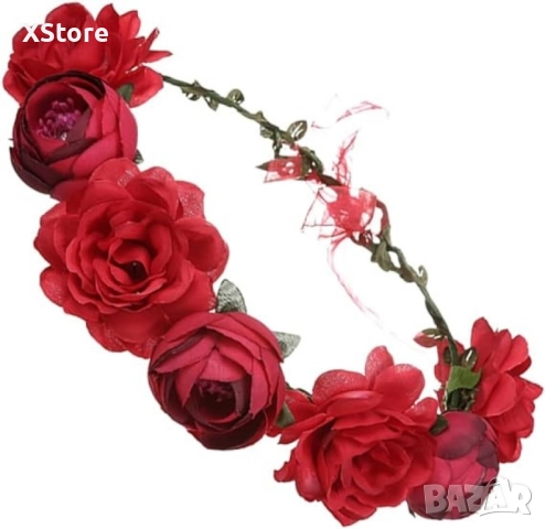 Венче за коса, вдъхновено от красивите рози, снимка 5 - Аксесоари за коса - 52508347