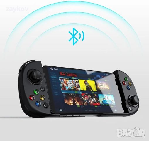 Мобилен контролер за игри ShanWan за iPhone с поддръжка на калъф за телефон, снимка 6 - Калъфи, кейсове - 46431938