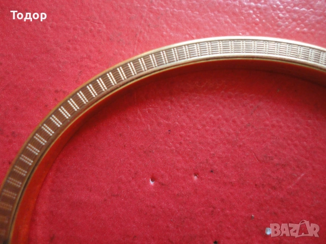 Страхотна позлатена твърда гривна Amerikaner SP 2, снимка 5 - Гривни - 53301710