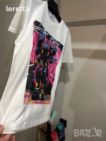 Мъжка тениска of white , снимка 2 - Тениски - 53528488