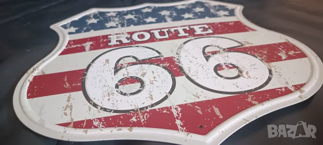 ROUTE 66-метална табела, снимка 6 - Декорация за дома - 47340208