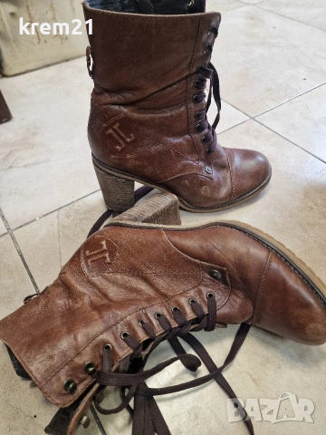 Jette дамски обувки на ток номер 38, снимка 8 - Дамски ботуши - 53185558