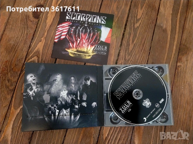 Scorpions CD + 2 DVD специално издание, снимка 2 - CD дискове - 53695091