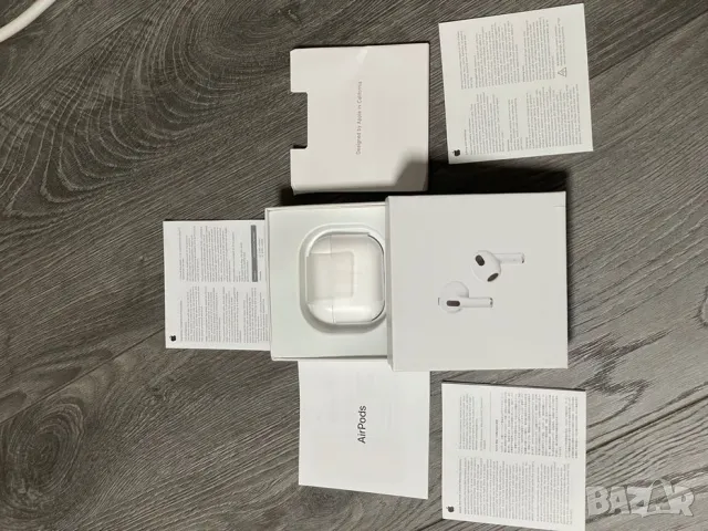 Оригинални слушалки airpods 3 gen., снимка 4 - Безжични слушалки - 47335220