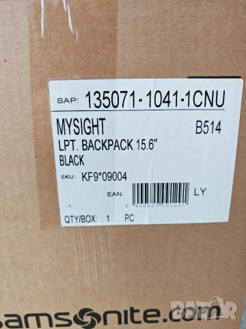 Нова раница Samsonite, снимка 7 - Раници - 53807769