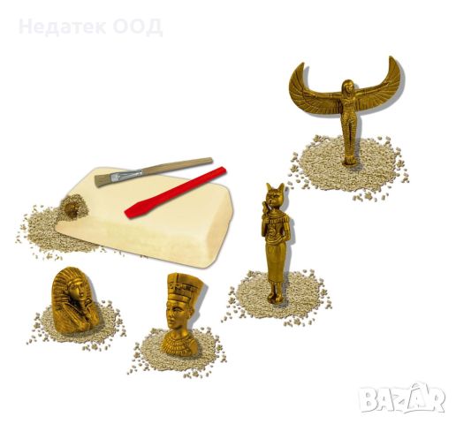 Комплект за разкопки, Открийте египетски вкаменелости, 7 части, снимка 2 - Образователни игри - 46393122