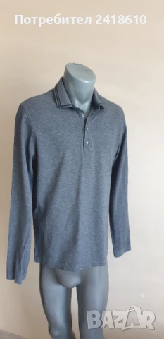 Hugo Boss Pique Pima Cotton Regular Fit Mens Size 50 /L ОРИГИНАЛ Мъжка блуза!, снимка 2 - Блузи - 51369443