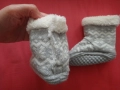 Нови Бебешки/Детски пантофи НМ 18/19 номер сиви, снимка 5