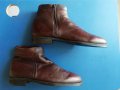 Мъжки винтидж боти Enrico Bruno, Italy Leather boots, снимка 1 - Мъжки боти - 45262356