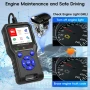 Нов тестван YM509 OBD2 скенер, диагностичен инструмент, 2.8-инчов цветен екран, OBDII скенер..., снимка 6