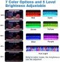 Нова Потопяема лампа за аквариум 18 см 36 броя LED мъниста IP68 Водоустойчива , снимка 4