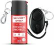 Нов Спрей за самозащита с UV маркиране и 130db аларма за жени защита, снимка 1