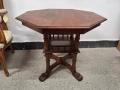 Антична Викторианска маса от орех , снимка 10