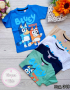 Тениска Блуи и Бинго, снимка 1 - Детски тениски и потници - 44940391