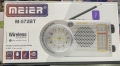 Мултифункционално настолно Bluetooth радио и аудио вграден музикален плейър MEIER M-572BT , снимка 2