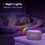 Дигитален часовник, радио, Bluetooth колонка и нощна лампа в едно, снимка 7