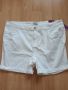 НОВИ Бели къси дънкови панталонки, снимка 1 - Къси панталони и бермуди - 45129030