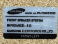 Тонколони SAMSUNG PS-E330, снимка 7