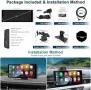 Ново CARPURIDE 9.3" Преносимо Carplay стерео, Bluetooth, Гласов Контрол, снимка 2
