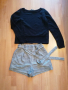 Сет - блузка и къси панталонки, снимка 1