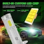 Нови H1 LED крушки за къси дълги светлини и халогени Canbus IP68 2 броя фар кола автомобил, снимка 3