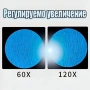 Преносим микроскоп с LED светлина, 60x-120x увеличение и стойка за смартфон, снимка 4