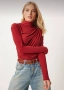 Червена Дамска Блуза , снимка 4