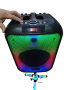 Bluetooh Karaoke Speaker NDR 102B - Красив LED високоговорител със 7 режима; 2 години гаранция, снимка 2