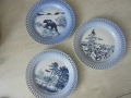 № 8252 Три стари декоративни чинии / пана , снимка 7