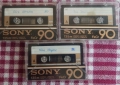 Аудио касети 3 бр. Sony FeCr 90 минути, снимка 2