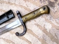 Френски щик нож байонет тесак Шаспо Chassepot M1866 еднакви номера , снимка 5
