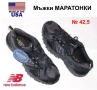 НОВИ Оригинал Американски New Balance Мъжки МАРАТОНКИ № 42,5 Сникърси Спортни Обувки с връзки БАРТЕР, снимка 1