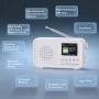 ROCAM Преносимо DAB/DAB+/FM радио, 3000mAH, 2.4" дисплей, Bluetooth 5.0 и Hi-Fi, снимка 9