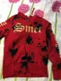 Мъжки суичър SMET Born on the Street Los Angeles California - Red Dye M Medium, снимка 2