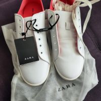 Zara нови бели кецове, снимка 8 - Кецове - 45431623