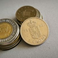 Монета - Дания - 1 крона | 1980г., снимка 1 - Нумизматика и бонистика - 45386849