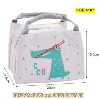 Детска термо чанта за храна - Крокодил - КОД 4187, снимка 5 - Други - 45525835