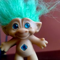Играчка Кукла Трол Troll 7 см + коса, снимка 12 - Колекции - 45904380