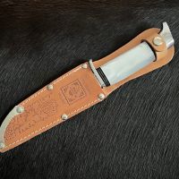 Античен ловен нож (Rehwappen Solingen 70-80 г.) в напълно ново състояние. (Rehw210), снимка 3 - Ножове - 45316863