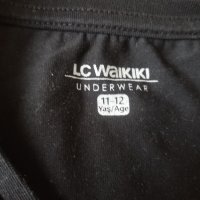 Черна Тениска за момче на LC Waikiki 146 - 152 См 11-12 год, снимка 2 - Детски тениски и потници - 45032048