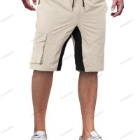 Ежедневни мъжки къси панталони с цветен блок в нов стил, 6цвята , снимка 5 - Къси панталони - 45375695