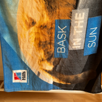 "Hill's", нова голяма плажна кърпа, картинка на рижаво коте, хавлия, хавлиена, постелка за йога, мат, снимка 4 - Хавлиени кърпи - 44955407