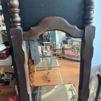 Старо огледало с дървена рамка за стена , снимка 3 - Огледала - 45887900