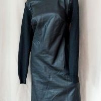 Black Dress Berlin XL/XXL   Макси черна кожена рокля , снимка 2 - Рокли - 45569433